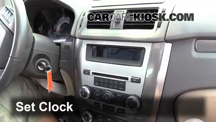 2011 Ford Fusion SEL 2.5L 4 Cyl. Clock Set Clock